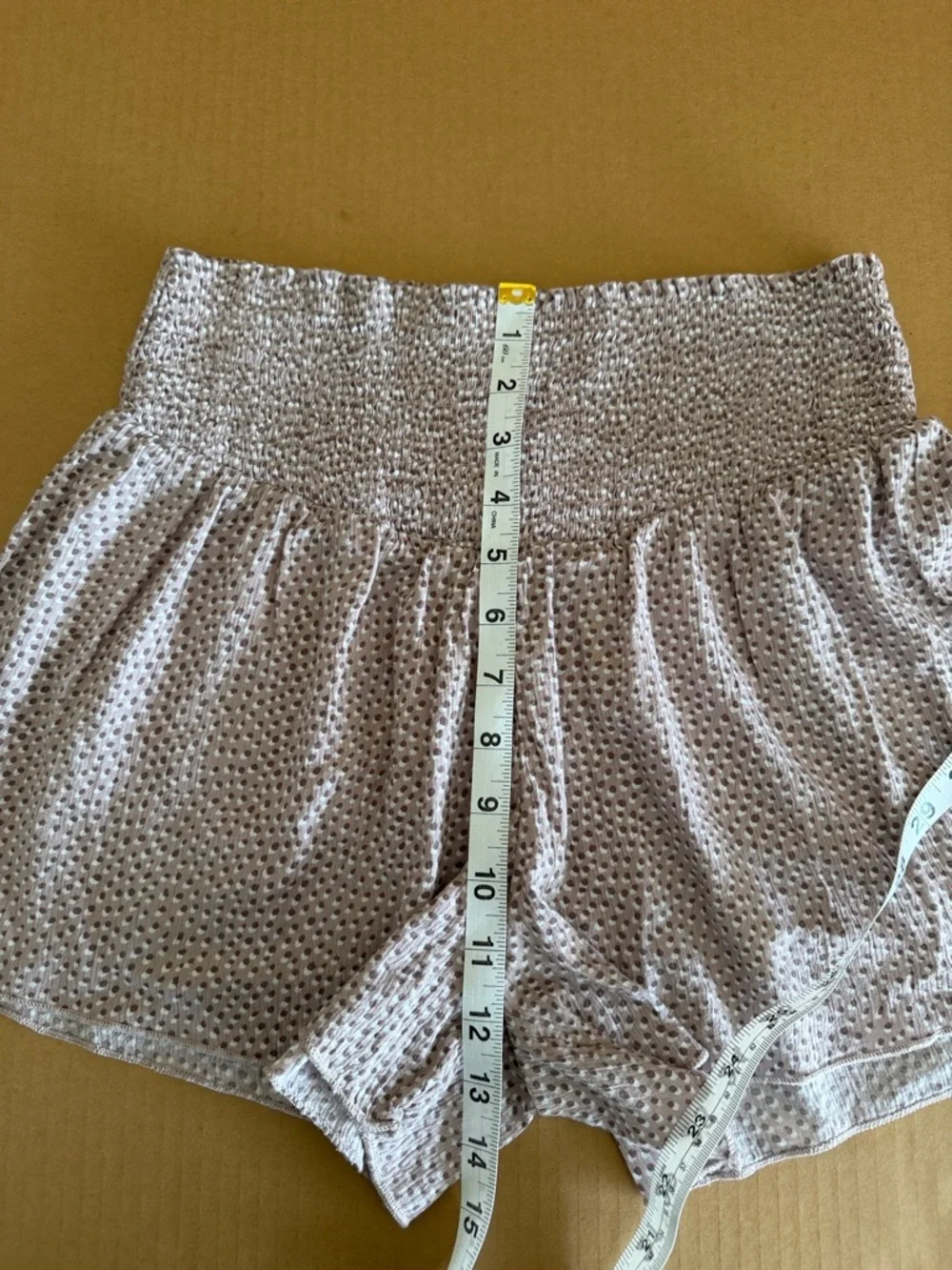 AERIE Smocked Waist Flowy Shorts size medium